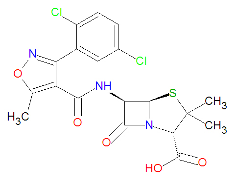 File:Dicloxacillin structure.jpg