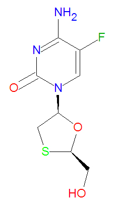 Emtricitabine structure.jpg