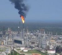Another oil refinery flare