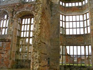 (CC [2]) Photo: Duncan Toms The ruins of Cowdray House were consolidated in the early 21st century. This photograph is of the inside of the east range.
