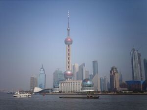 Pudong, Shanghai, China form the Bund.JPG
